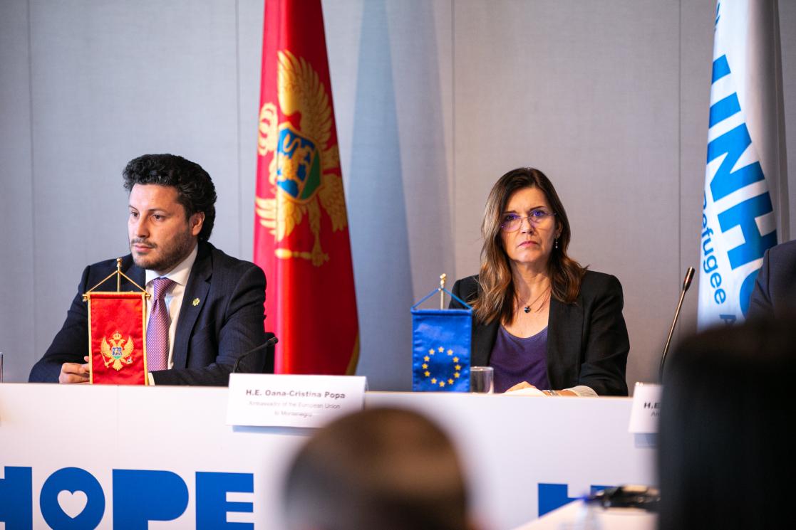 Dritan Abazović and Oana Cristina Popa