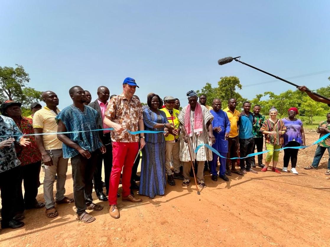 EU inaugurates feeder roads in Upper West.