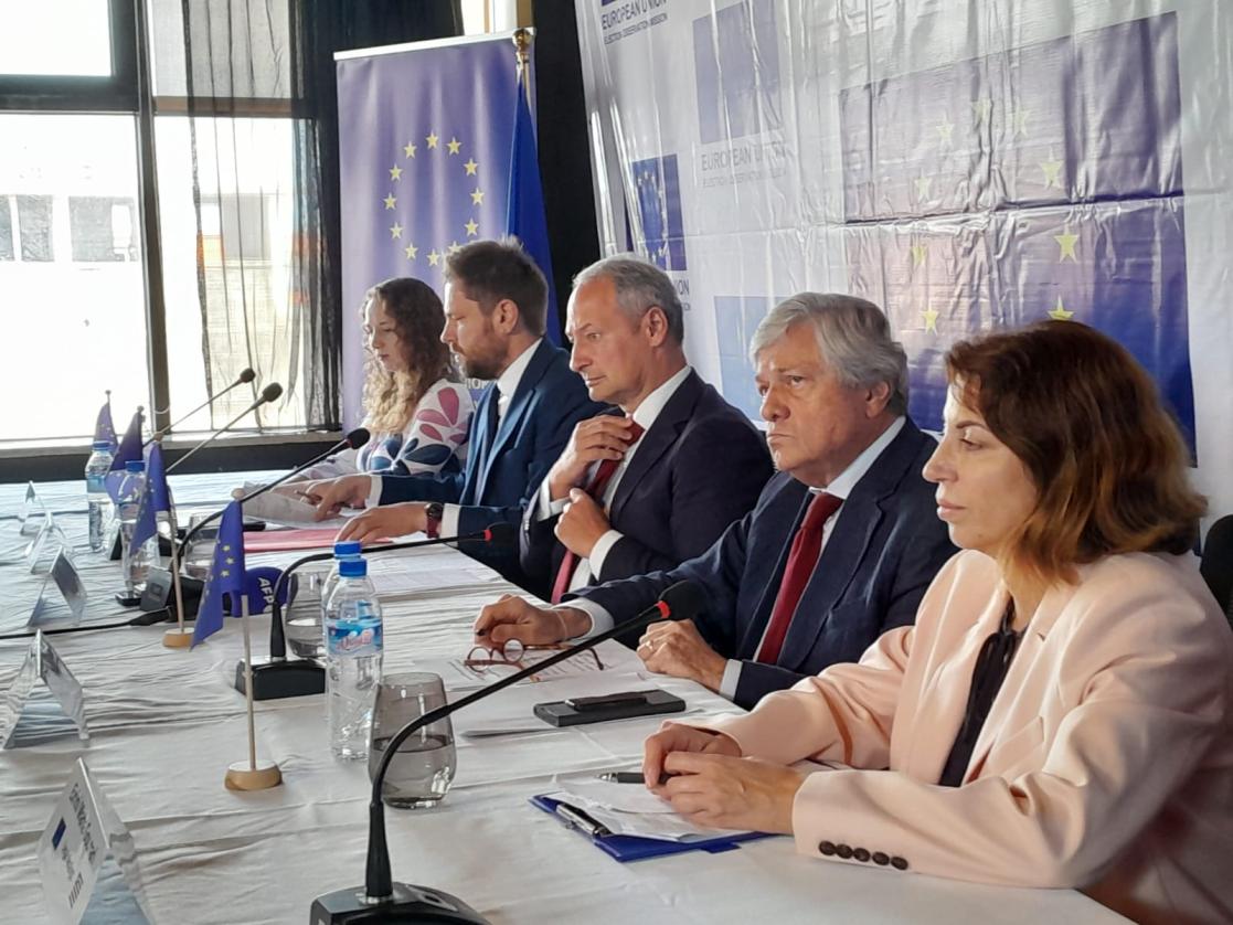 EU EOM Liberia 2023 HoMEPs Leopoldo Lopez Gil Press Conference PS 231012