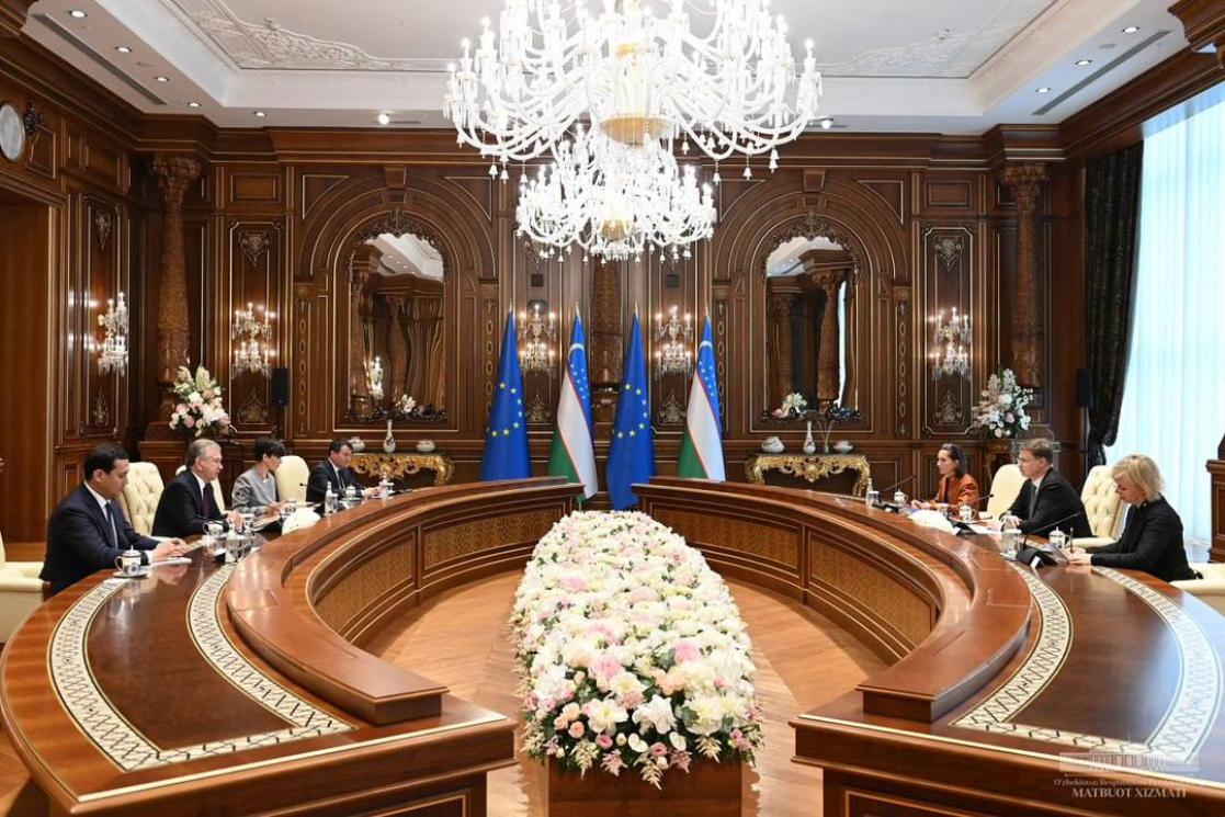 Meeting with President Mirziyoyev