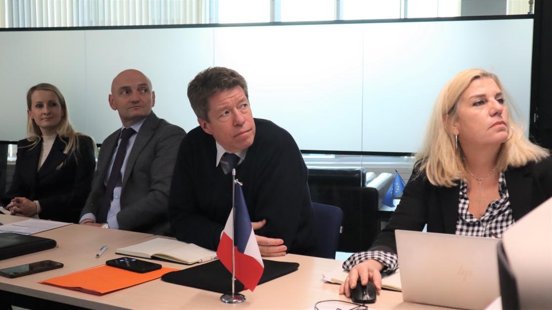 Representatives of Resident Embassies during exercise