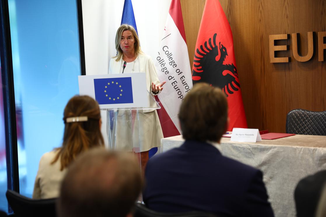 Rector of College of Europe, Federica Mogherini