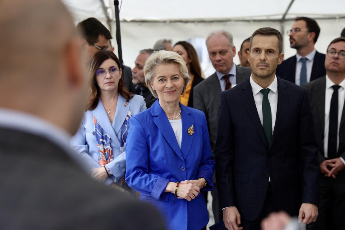 European Commission President von der Leyen visits EU-funded energy project in Podgorica