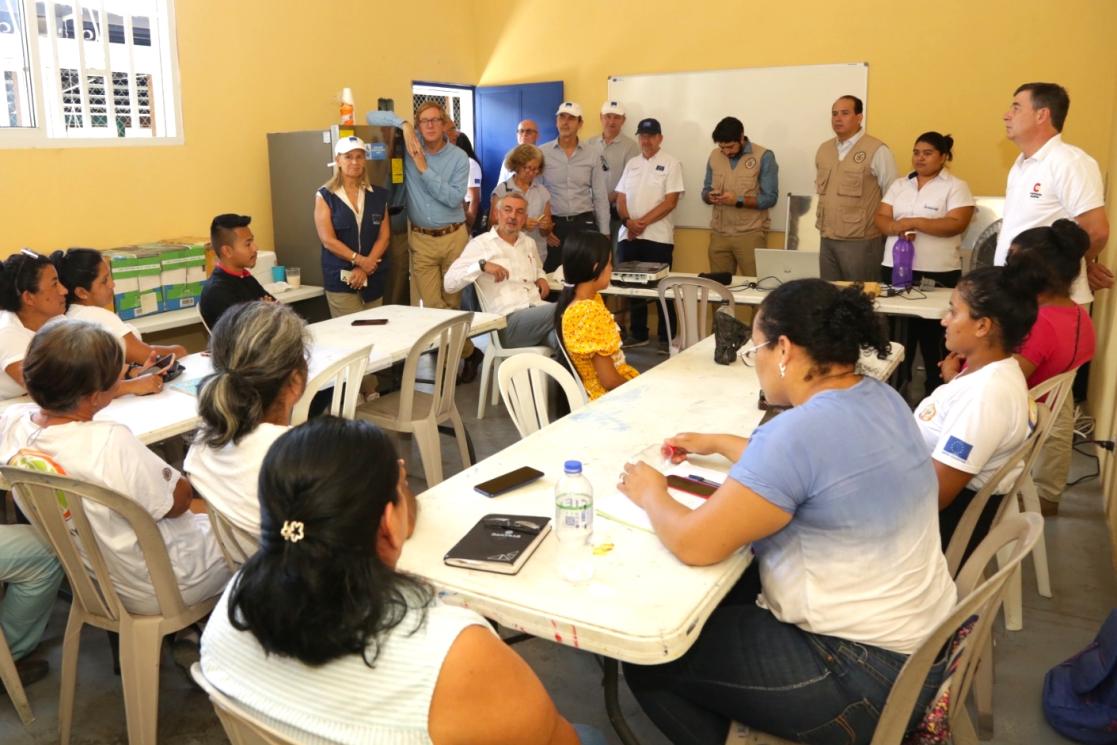 Recorrido y visita a personas beneficiadas en la Zona de Adyacencia