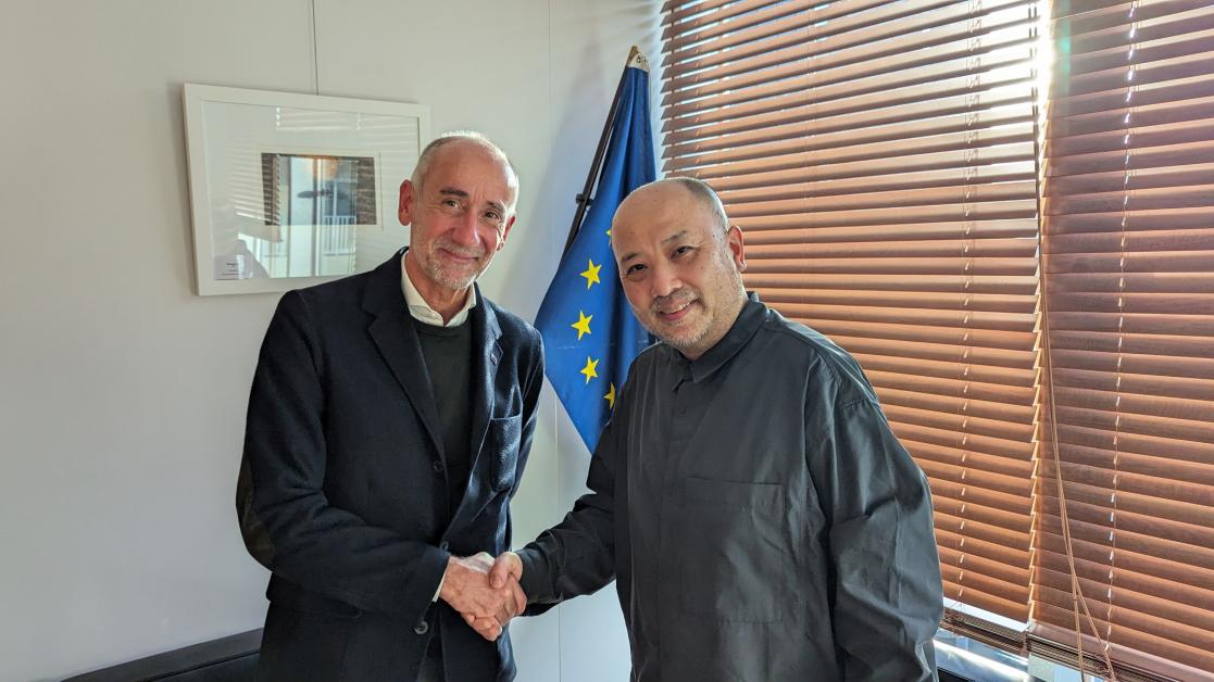 EU Ambassador Paquet and Mr Makoto Aoki