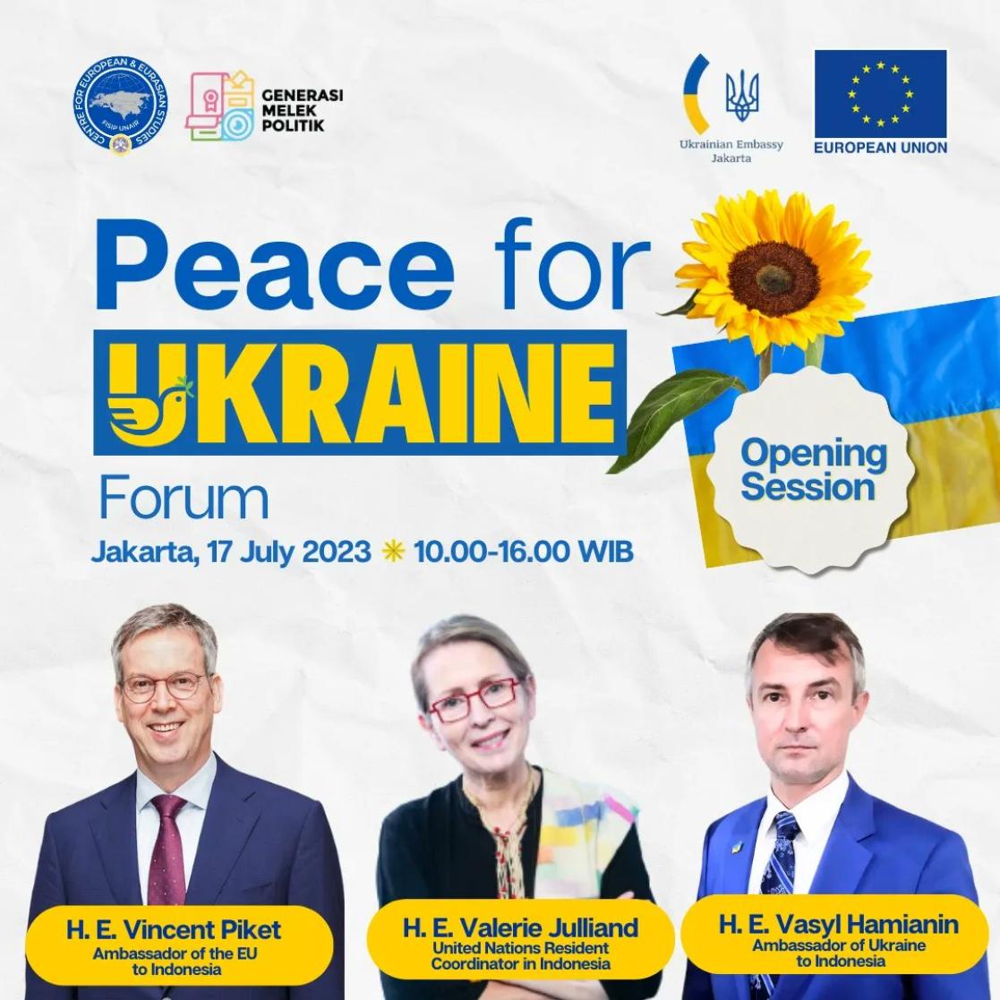 Peace for Ukraine Forum - Opening