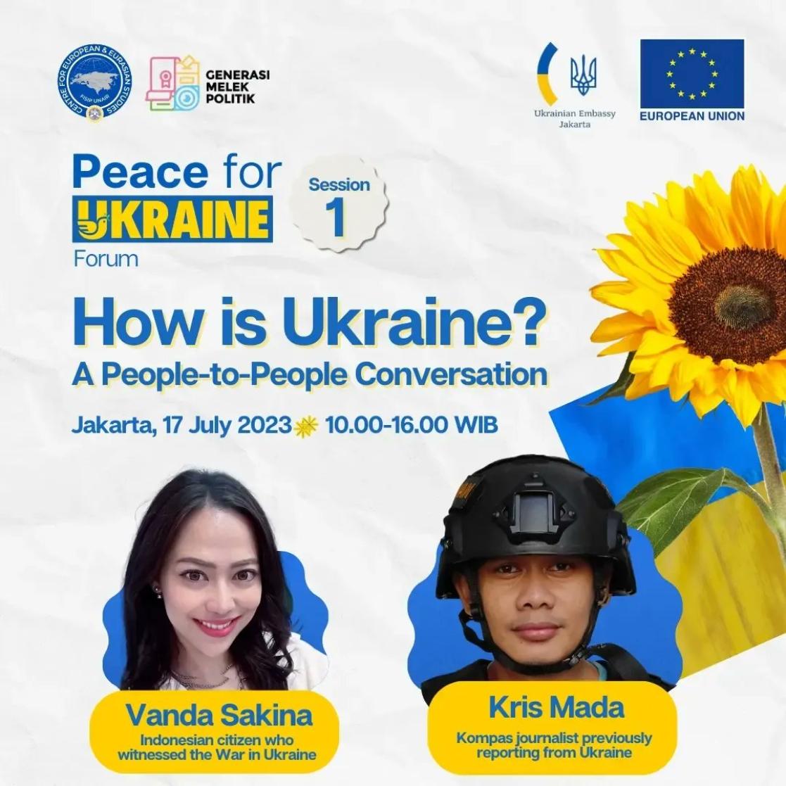 Peace for Ukraine Forum - Session 1