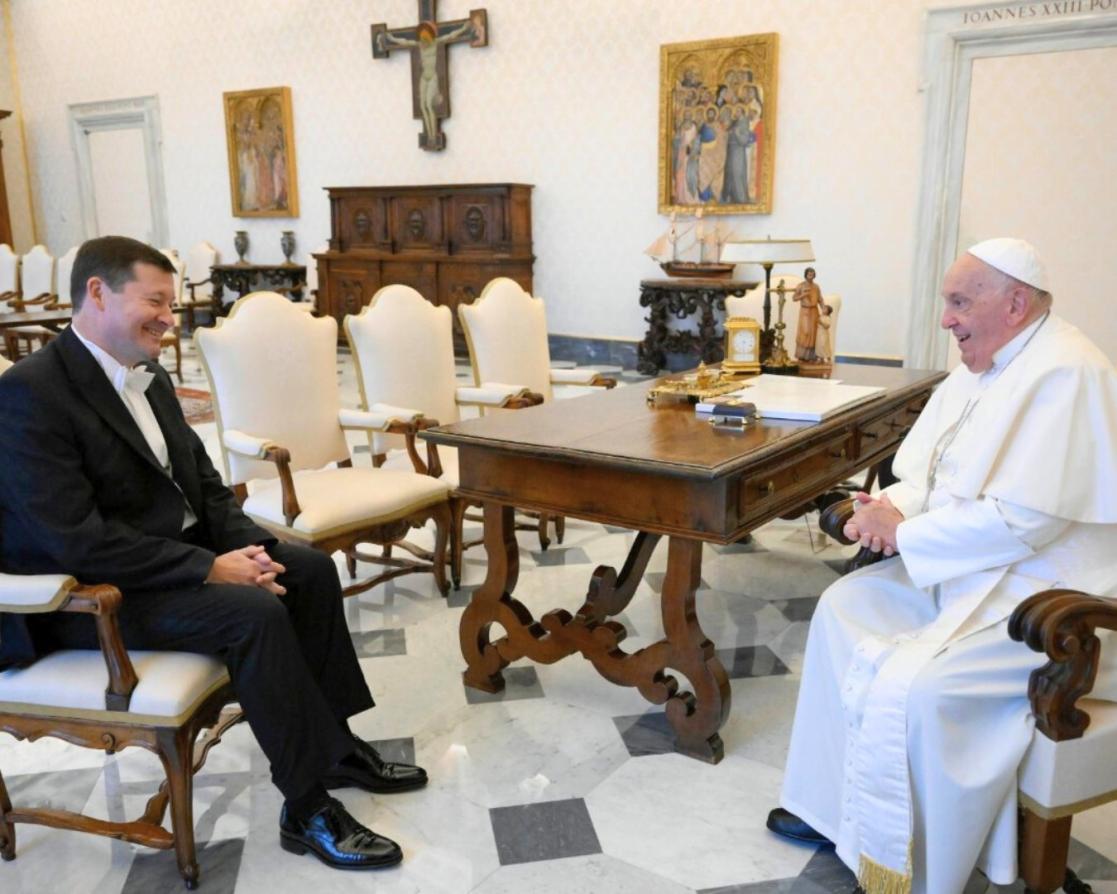 Ambassador Selmayr meets with Pope Francis