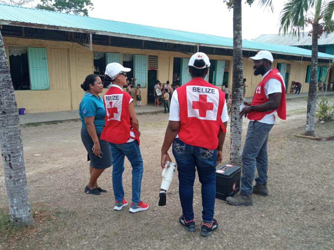 Belize RC supporting affected persons