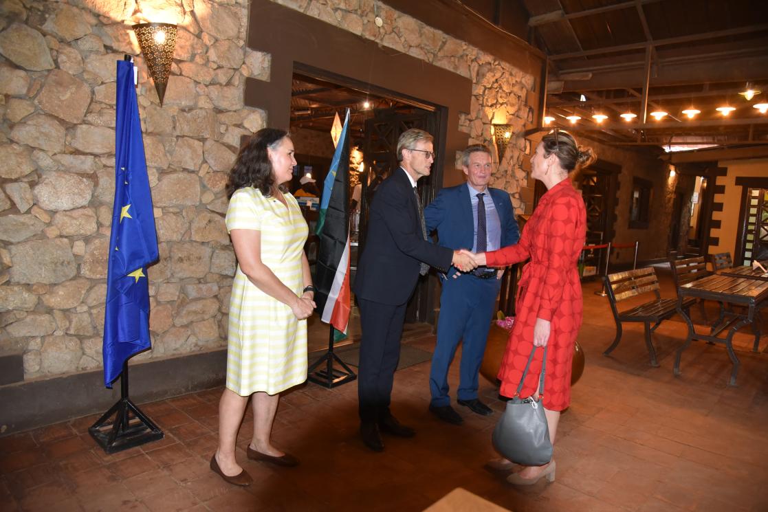 Guests arrival at Notos on Europe Day
