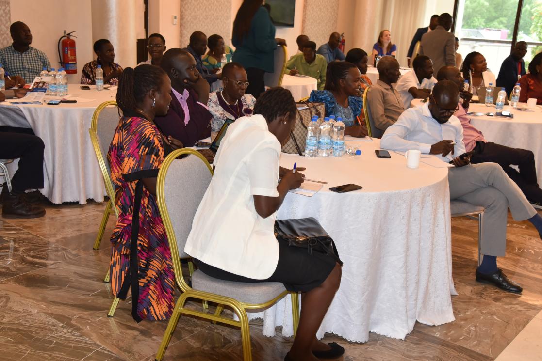 Participants in the ResPECT project launch pose for a group photo in Juba.