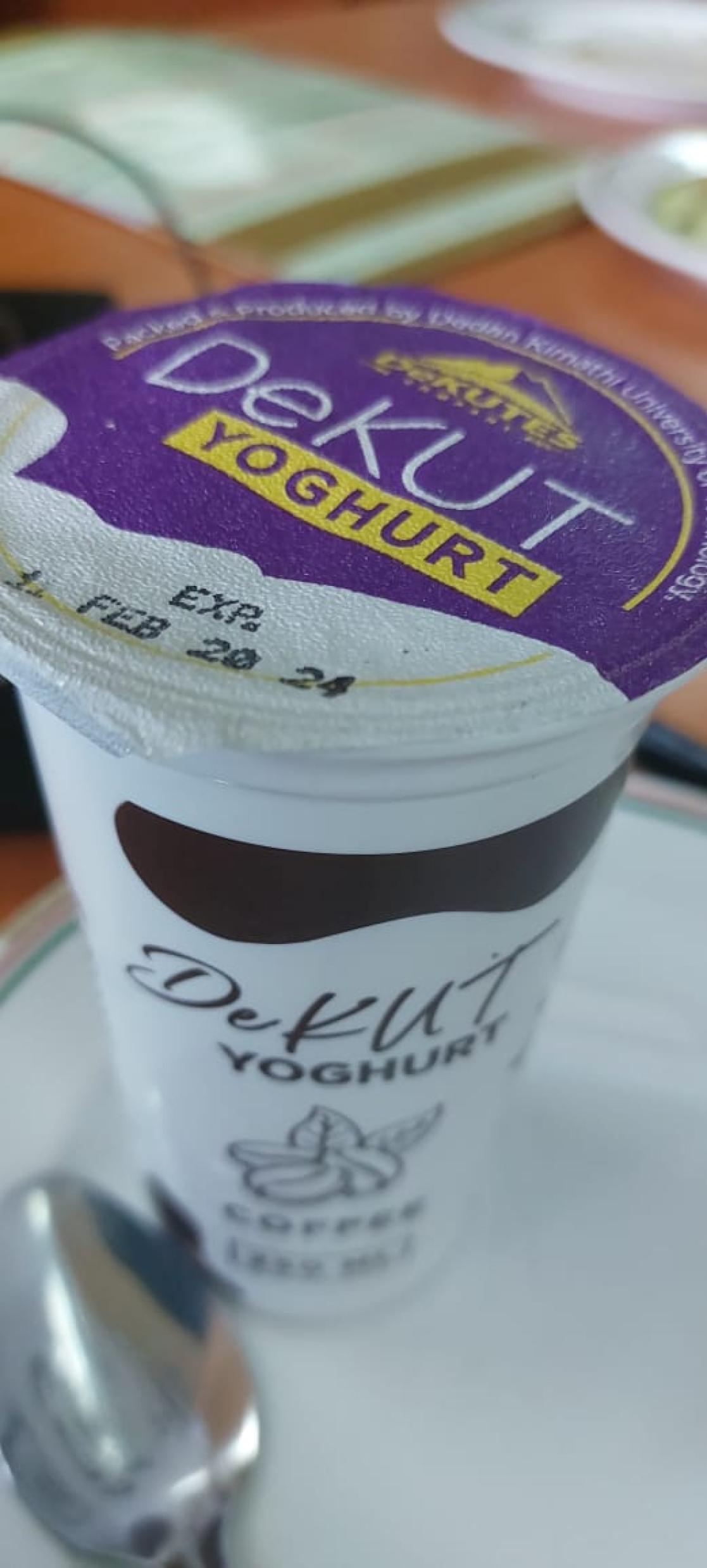 Dedan Kimathi University's Coffee Yoghurt