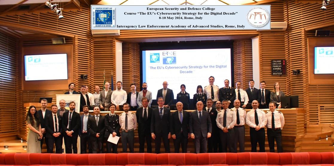 Participants in the course “The EU’s Cybersecurity Strategy for the Digital Decade"