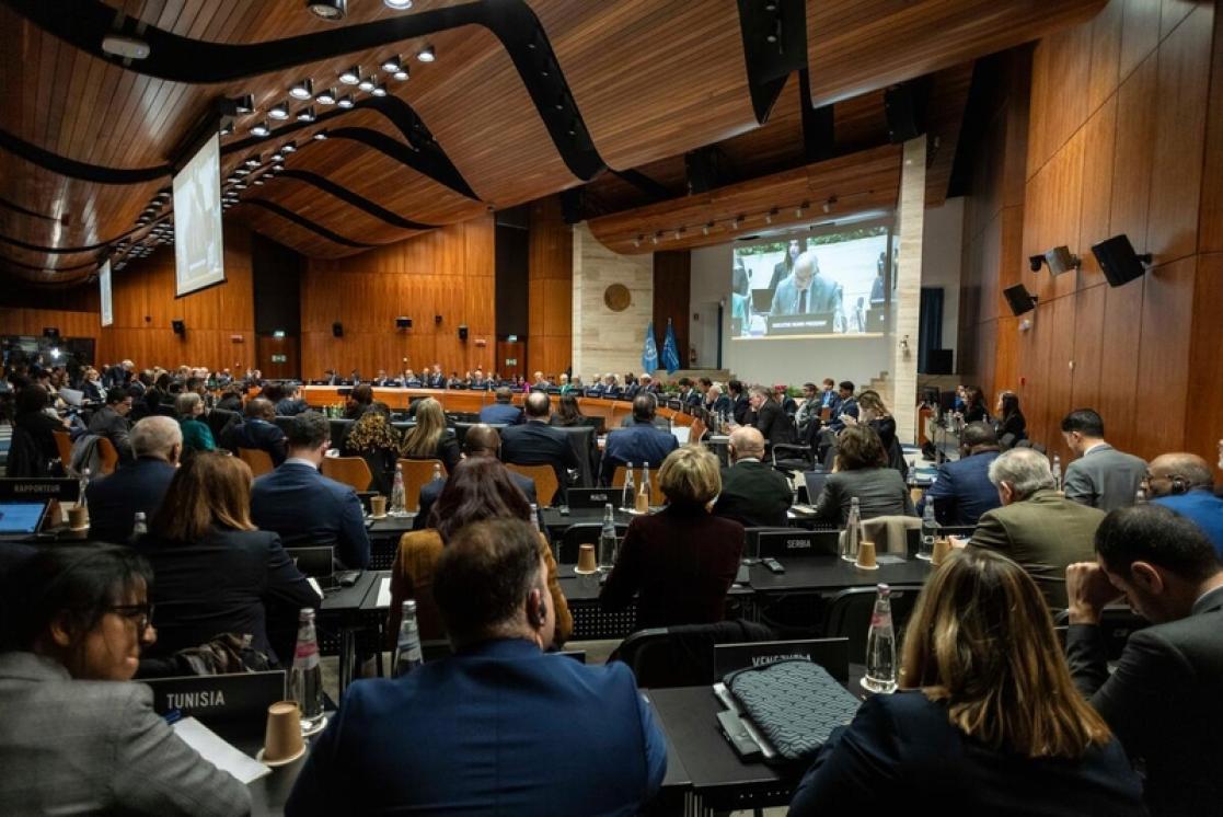 Auditorium at WFP during the WFP EB