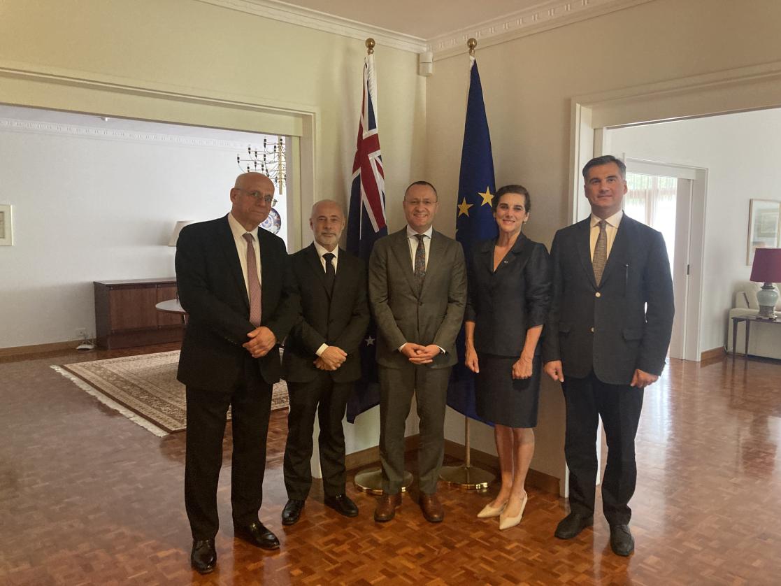 Ambassadors in Australia celebrating EU Enlargement Package, 2023