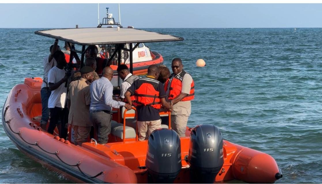 Testing the new search and rescue boats