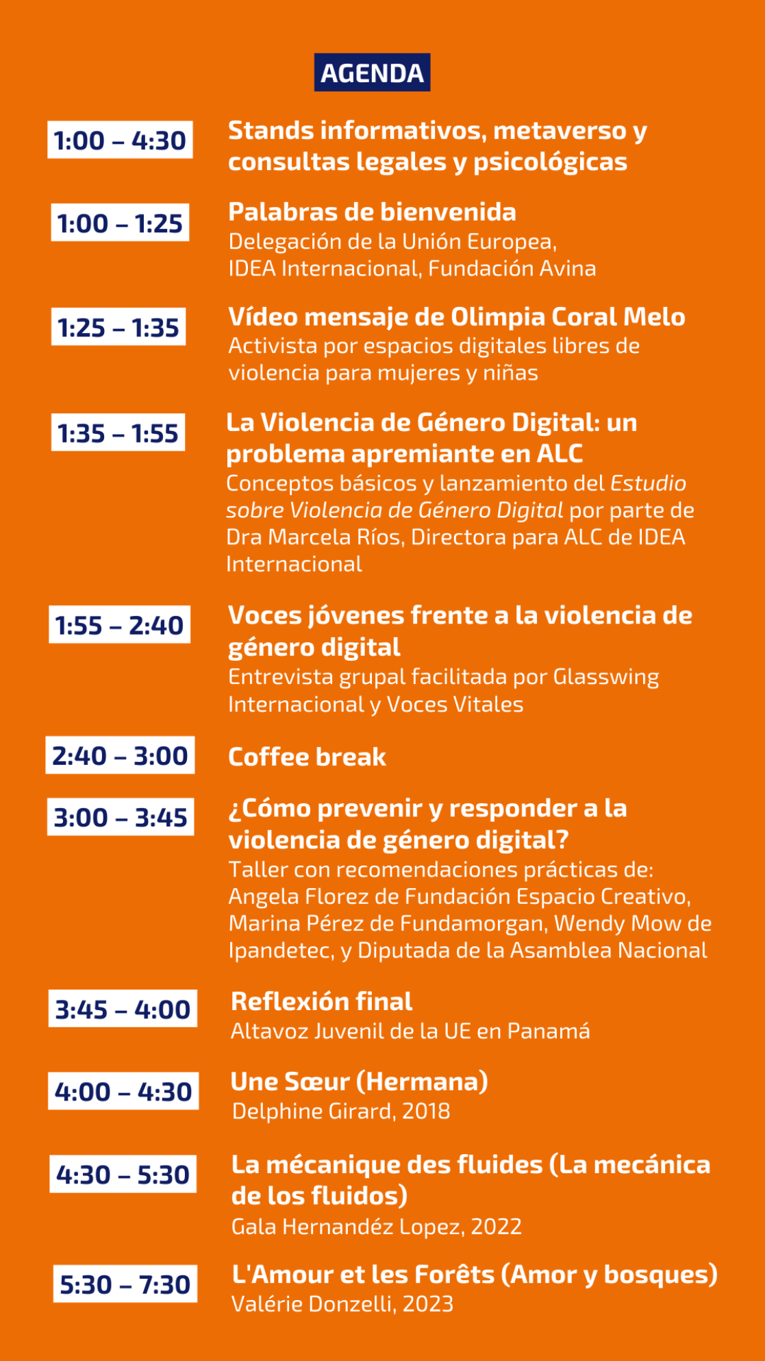 Violencia de género digital agenda