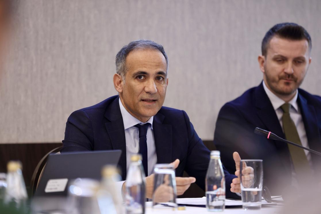 Riccardo Serri and Marash Dukaj during the Event 