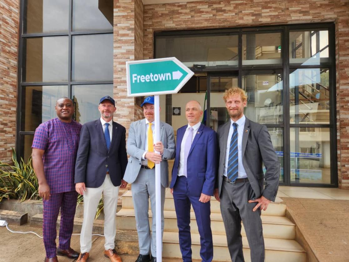Government Officials & Team Europe in Sierra Leone