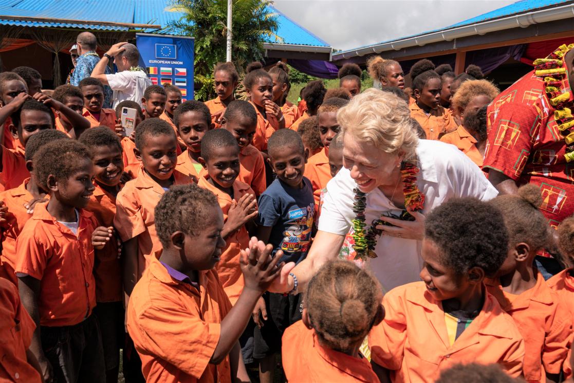 The European Union and UNICEF embark on a new EURO10 million partnership to strengthen climate resil