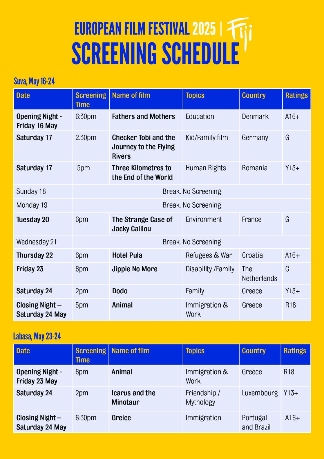 European Film Festival 2025