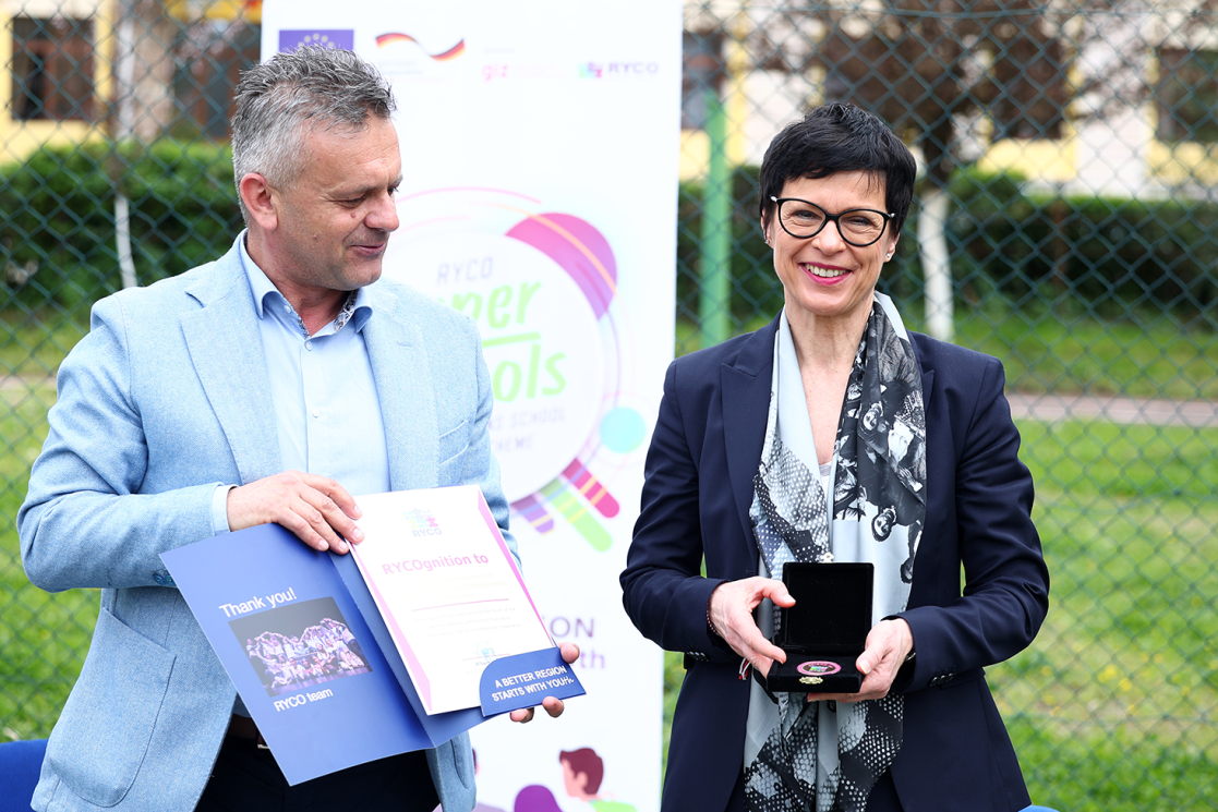 Marta Kos in Elbasan Albania 5