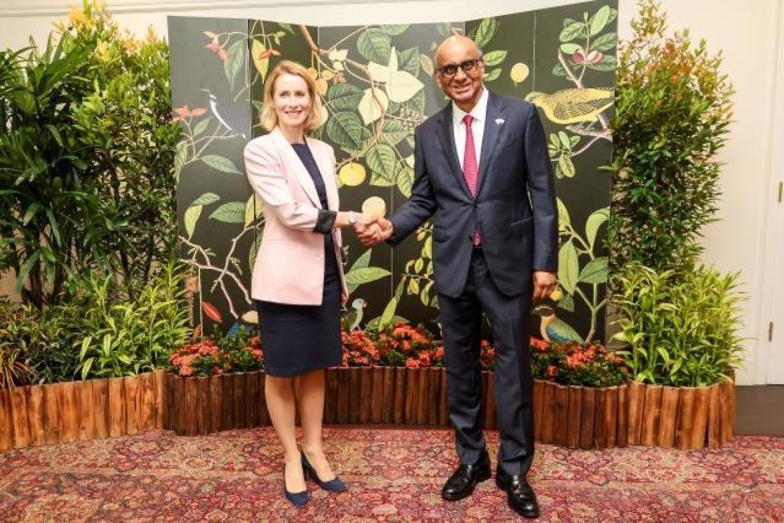 HR/VP Kaja Kallas meets Singapore President Tharman Shanmugaratnam