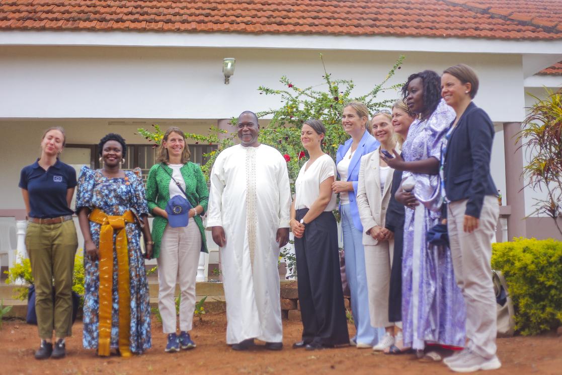 EU Ambassadors meeting Acholi Paramount chief in Gulu 