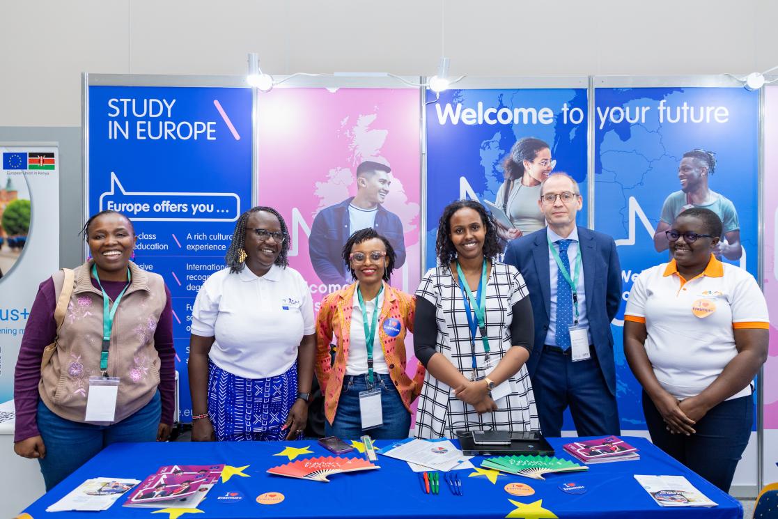 EU Delegation Team at the Study in Europe Fair