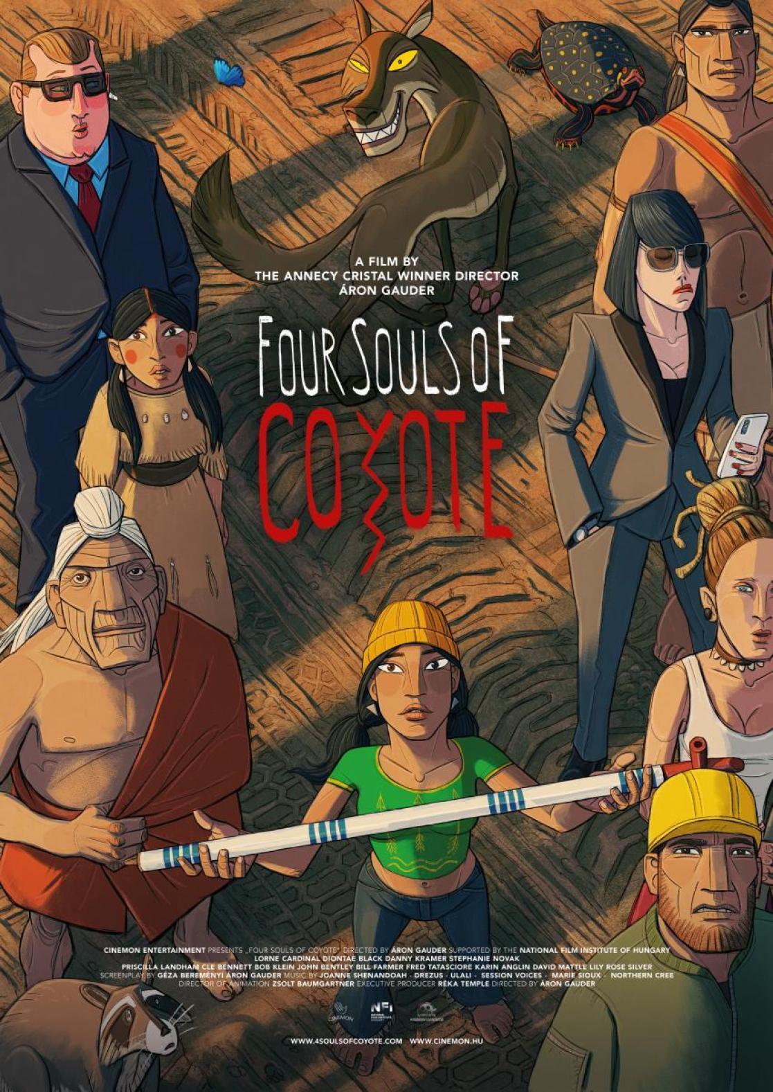 Las cuatro almas del coyote - poster