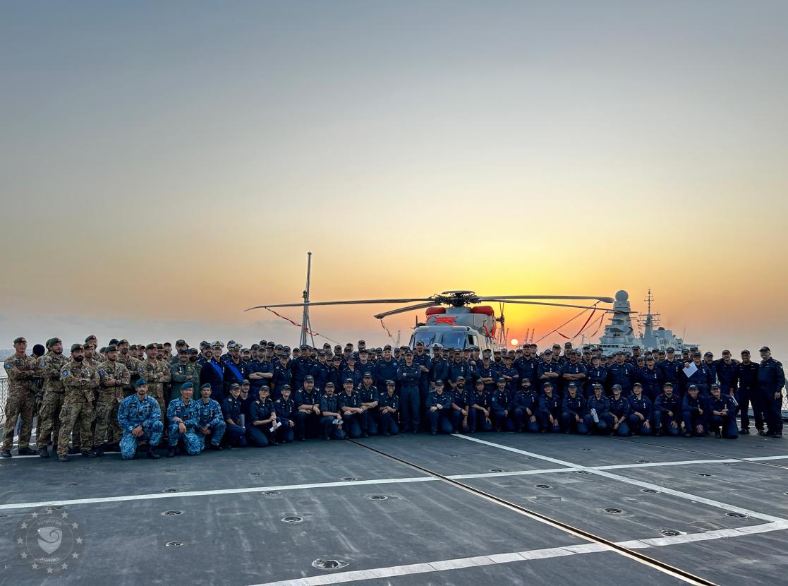 EUNAVFOR ASPIDES Medals Awarded to Operational Personnel