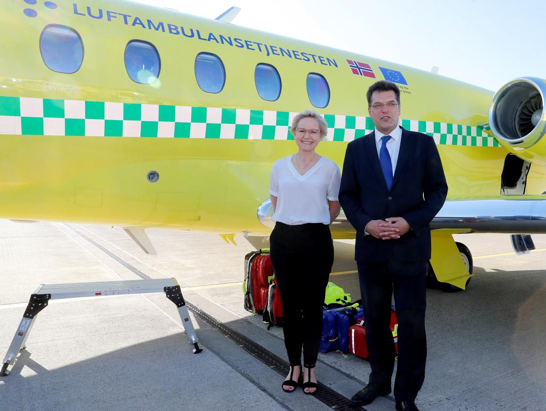 Janez Lenarčič og Ingvild Kjerkol