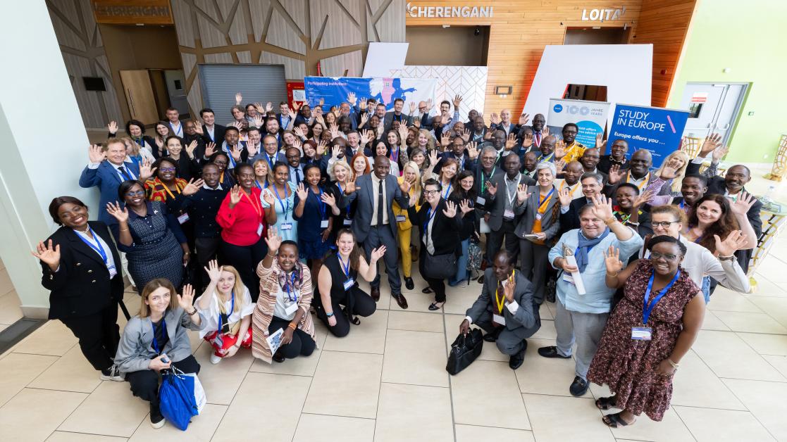 Faculty from European and Kenyan Institutions at the Study in Europe Fair held in Nairobi