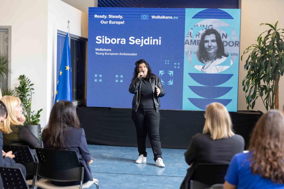 Sibora Sejdini, WeBalkans Young European Ambassador