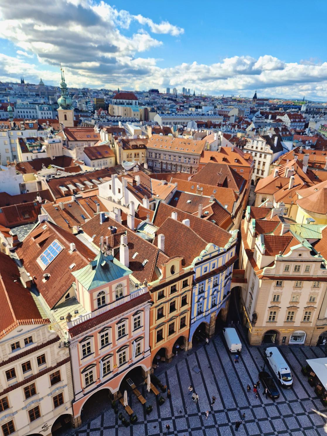 Utsikt over Praha by