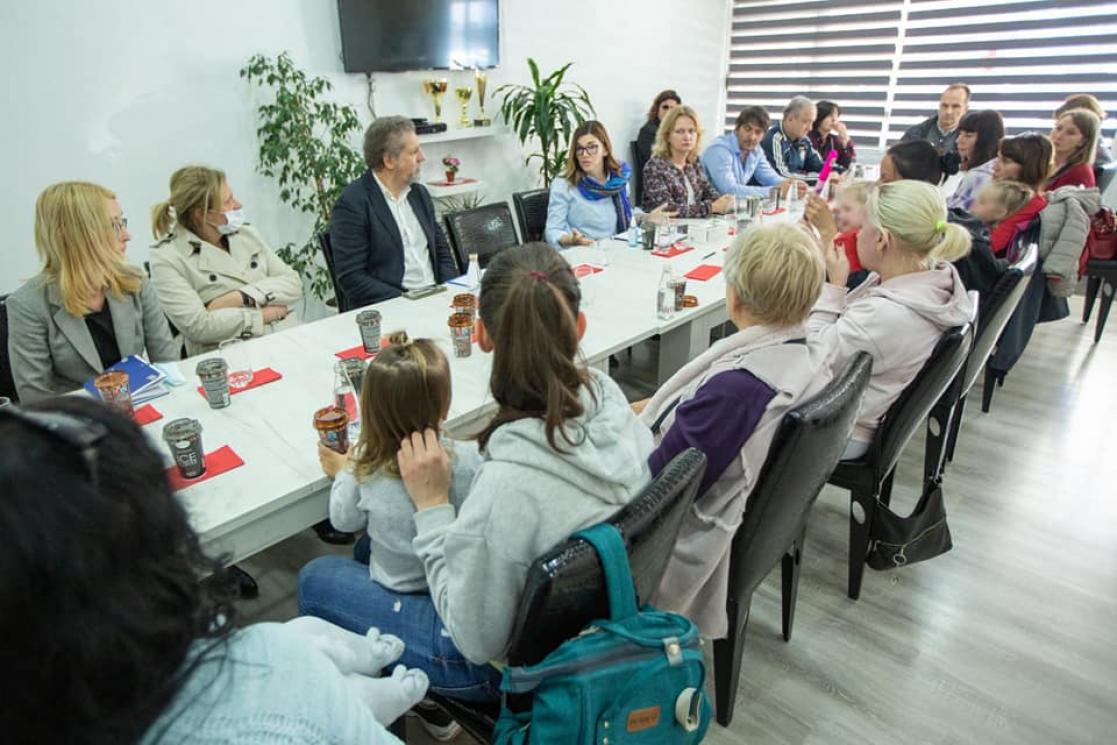 Meeting with with representatives of local self-government, the Ministry of Internal Affairs, the police, the UNHCR and the Red Cross on challenges and plans for the reception of Ukrainian refugees.