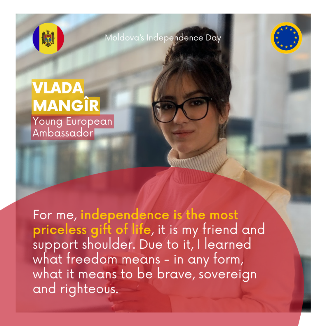Moldovan say what Independence means to them