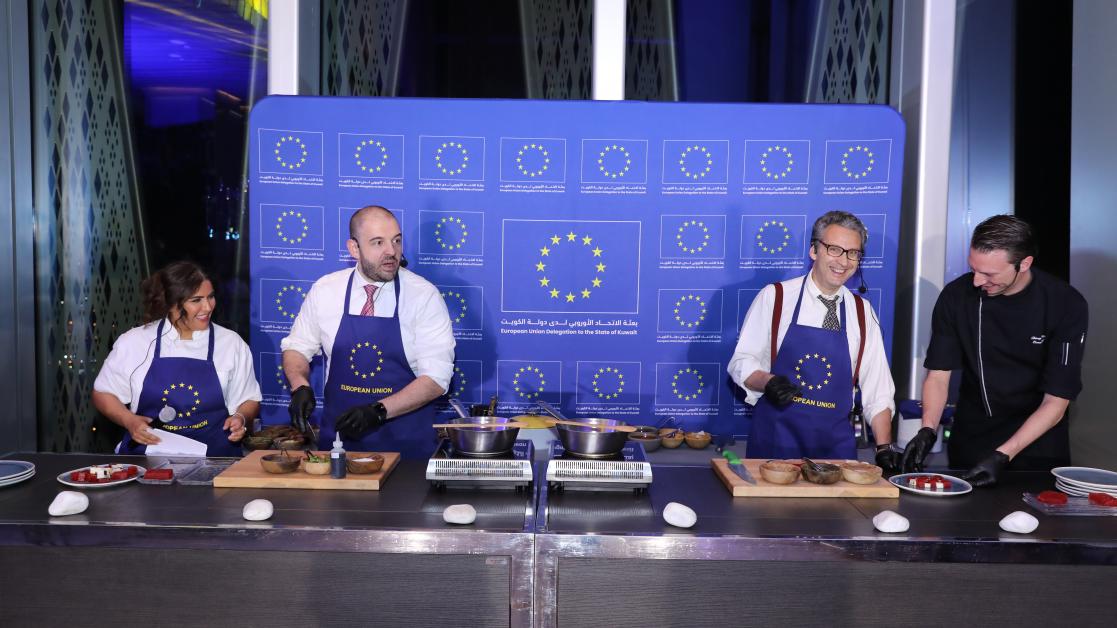 EU Delegation to the state of Kuwait - Cooking session 