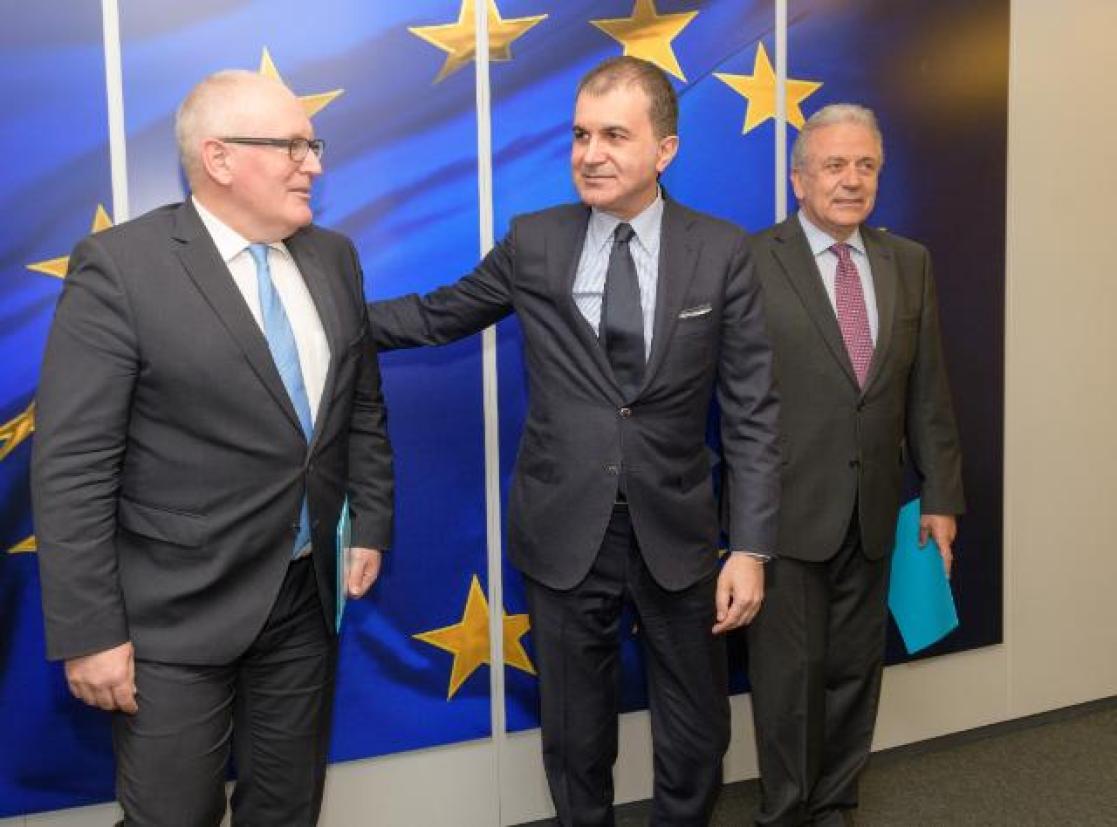 group picture - EU flag