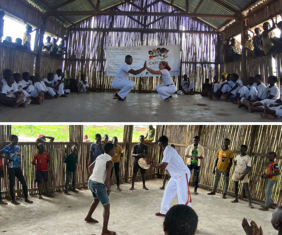 Capoeira activity UNICEF Mozambique