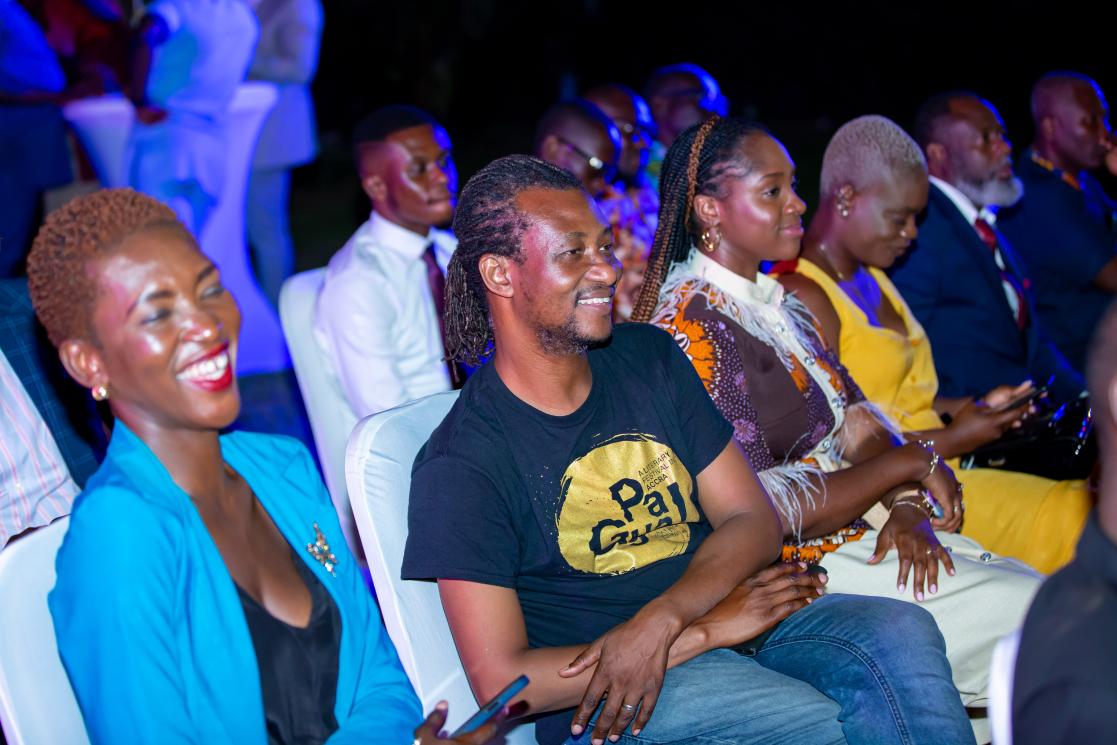 Close up of the audience.