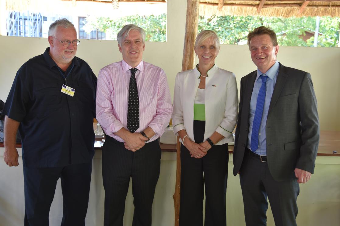 Belgian, French, Norwegian and EU Ambassadors in South Sudan