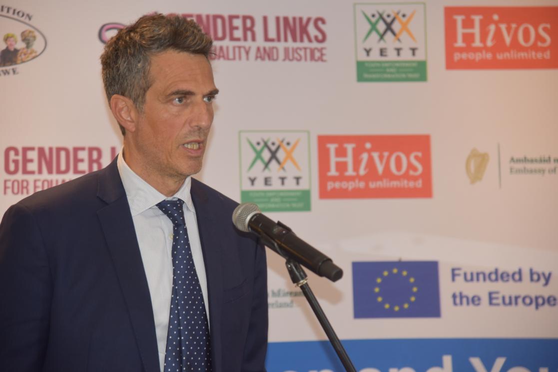 Franck Porte at Women and Youth Voices for Inclusion Launch