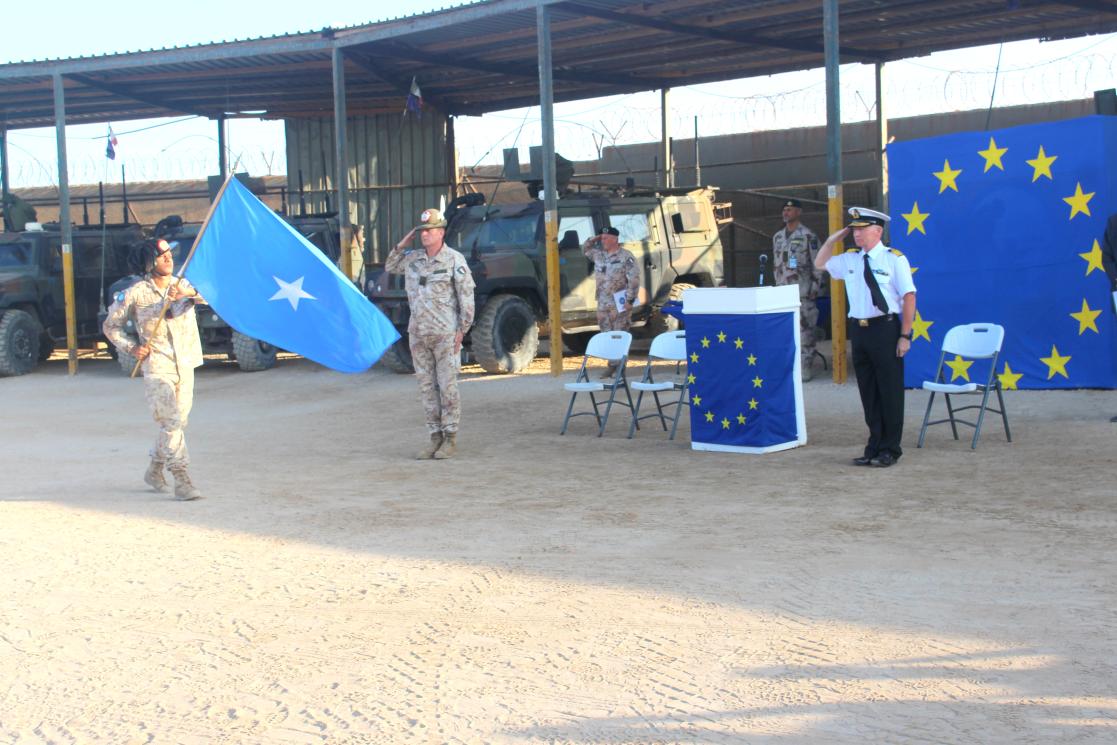 EUCAP Somalia medals in Mogadishu 