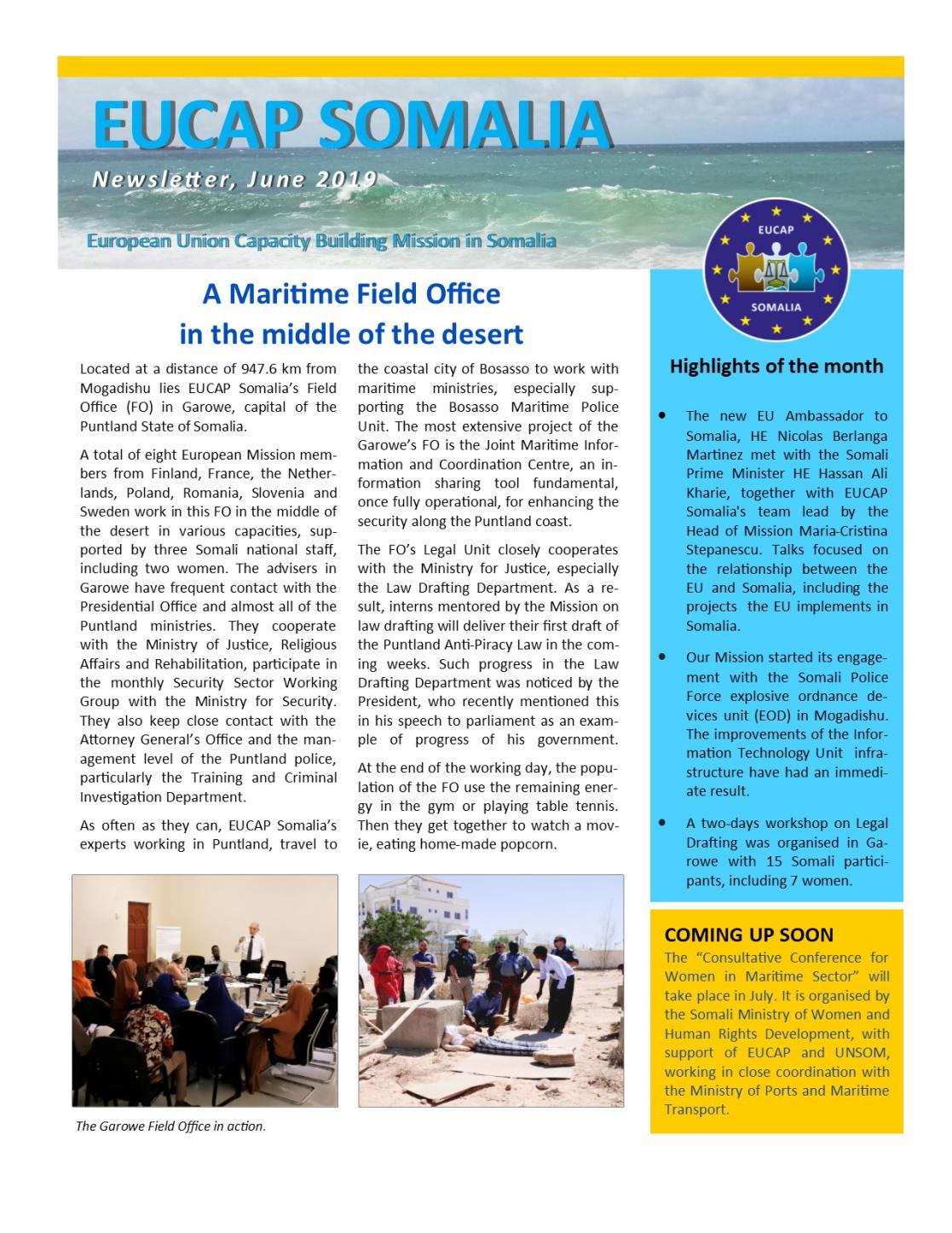 Newsletter EUCAP Somalia 