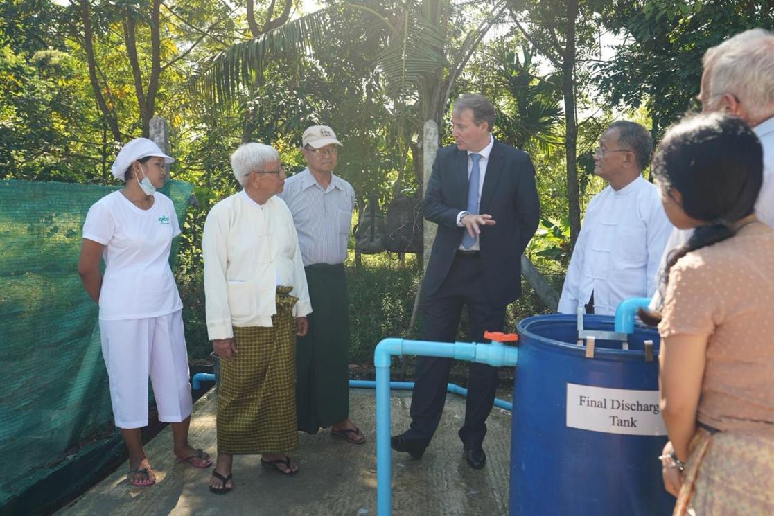 U Tin Win, the Managing Director of Silvery Pearl (Ngwe Sin Pearl) Dairy