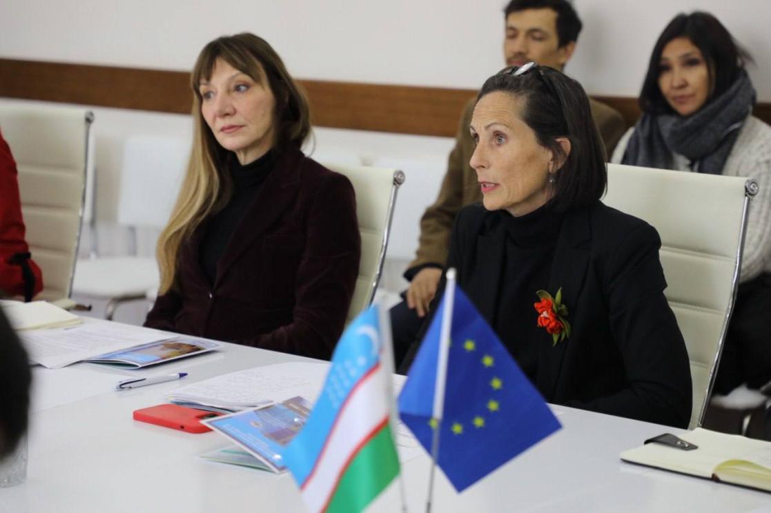 Ambassador of the European Union in Uzbekistan Her Excellency  Charlotte Adriaen
