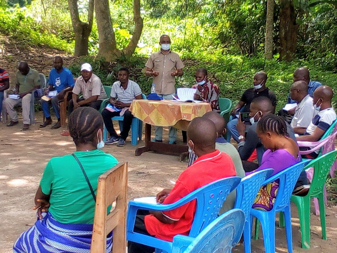 Group of people sitting on chairs