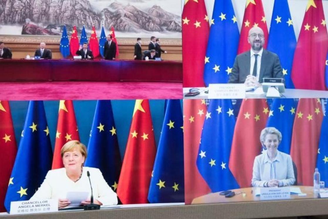 People during a meeting