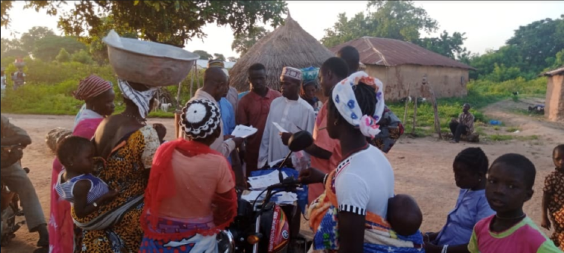 Group of people with papers